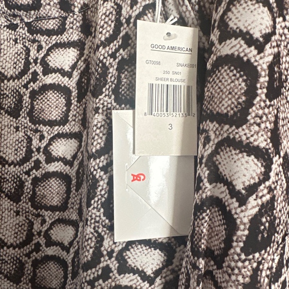 Good American Snakeskin Blouse - Picture 2 of 2